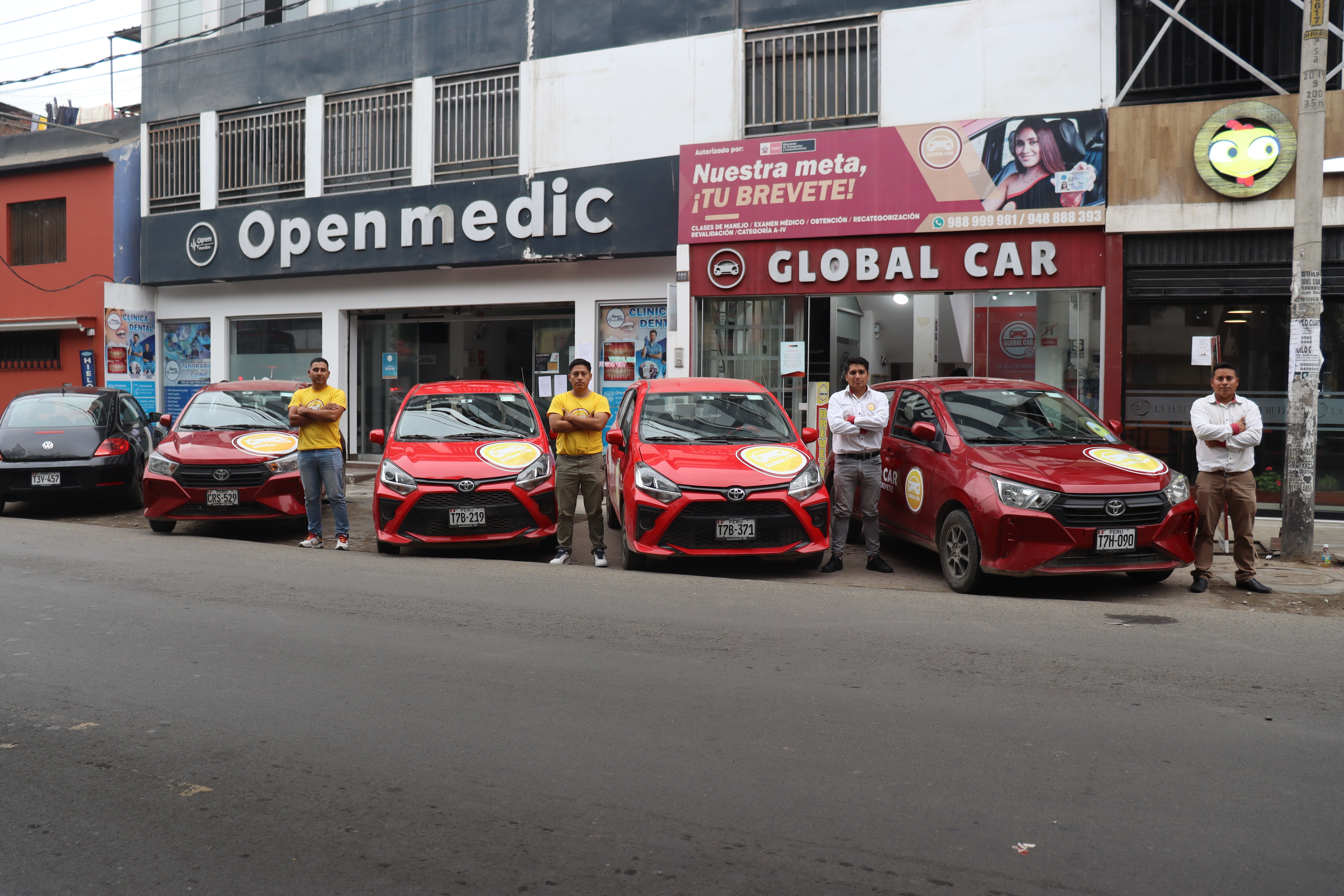 Vehículos de práctica de Global Car 1